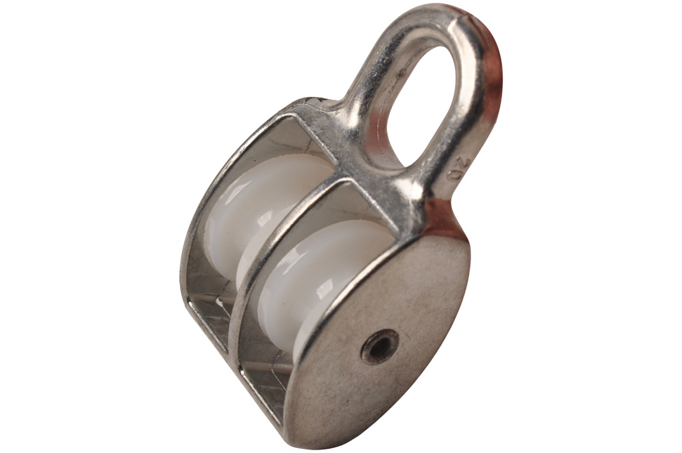 Cantonal Dubbele katrol voor 6 mm touw