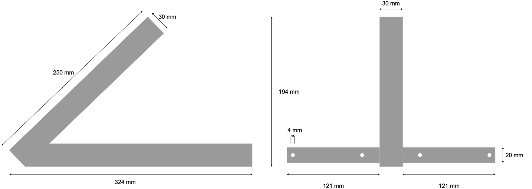 Cantonal Dubbelzijdige steun/centreerset voor boegrollen