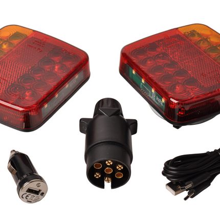 Cantonal Dynamische draadloze magnetische 7 polige verlichtingsset met magneten - LED