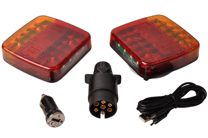 Cantonal Dynamische draadloze magnetische 7 polige verlichtingsset met magneten - LED