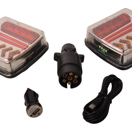 Cantonal Dynamische draadloze magnetische 7 polige verlichtingsset met magneten - LED