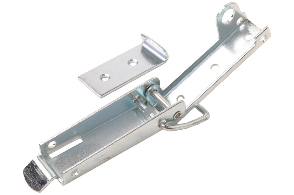 Cantonal Eierkistsluiting met haak - 130x30 mm  - inclusief slothaak - haaklengte 64 mm