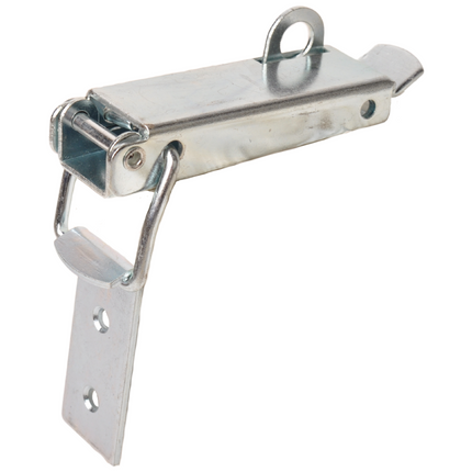 Cantonal Eierkistsluiting met haak - 130x30 mm  - inclusief slothaak - haaklengte 64 mm