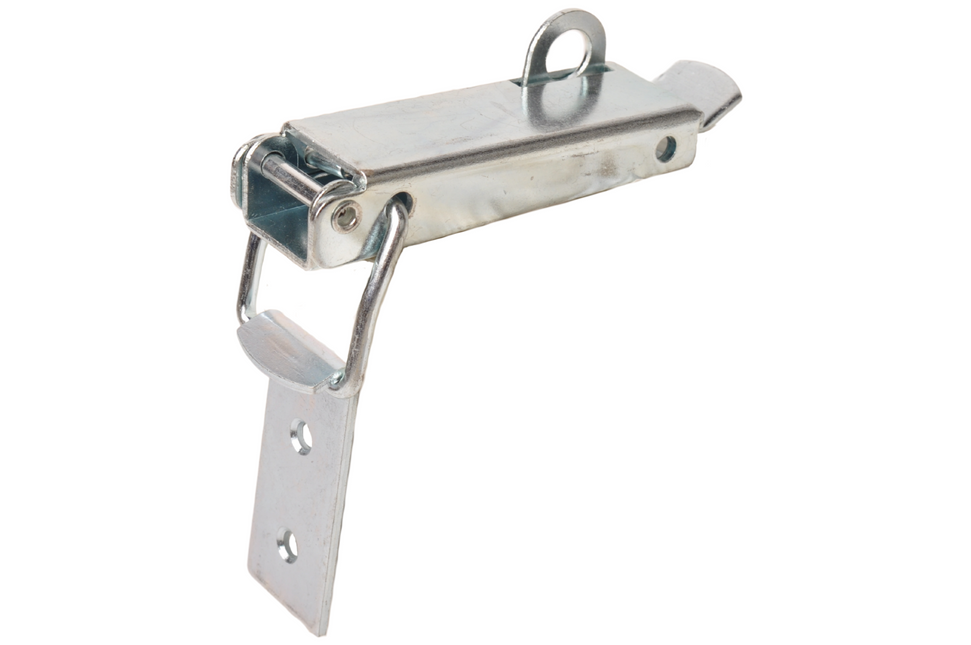 Cantonal Eierkistsluiting met haak - 130x30 mm  - inclusief slothaak - haaklengte 64 mm