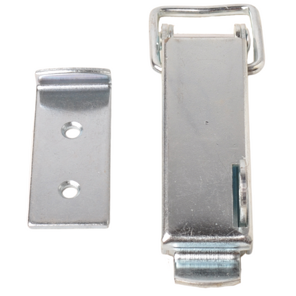 Cantonal Eierkistsluiting met haak - 130x30 mm  - inclusief slothaak - haaklengte 64 mm