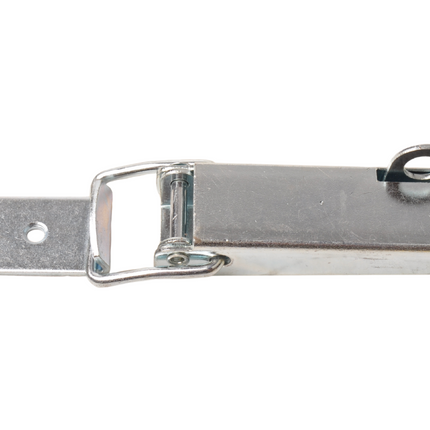 Cantonal Eierkistsluiting met haak - 130x30 mm  - inclusief slothaak - haaklengte 64 mm