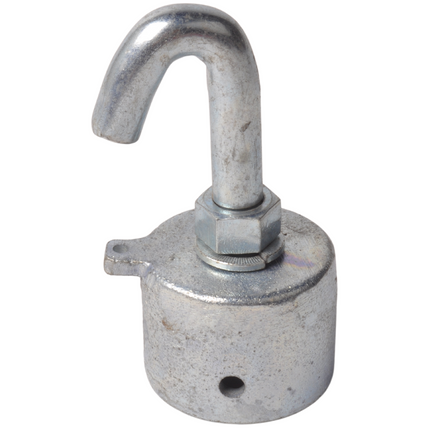 Cantonal Eindstuk borststang paardentrailer 53x43 mm - ronde haak