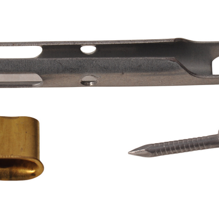 Cantonal Eindstuk TIR-kabel - 2,9x21 mm - inclusief klink spijker - geschikt voor 8 mm kabel