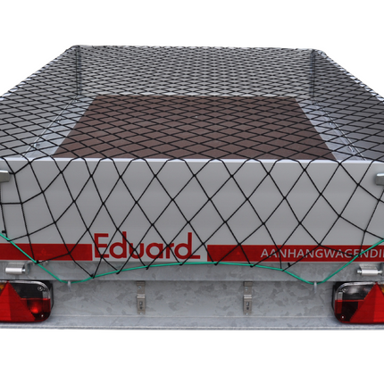 Cantonal Elastisch Aanhangernet - Zwart - 1-2 x 2-3 meter - Rekbaar maasnet  - Inclusief elastiek rondom - UV bestendig