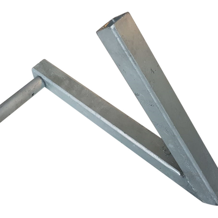 Cantonal Enkelzijdige steun/centreerpoot voor boegrol - links