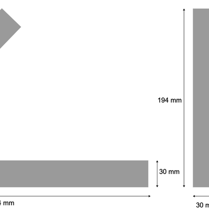 Cantonal Enkelzijdige steun/centreerpoot voor boegrol - links