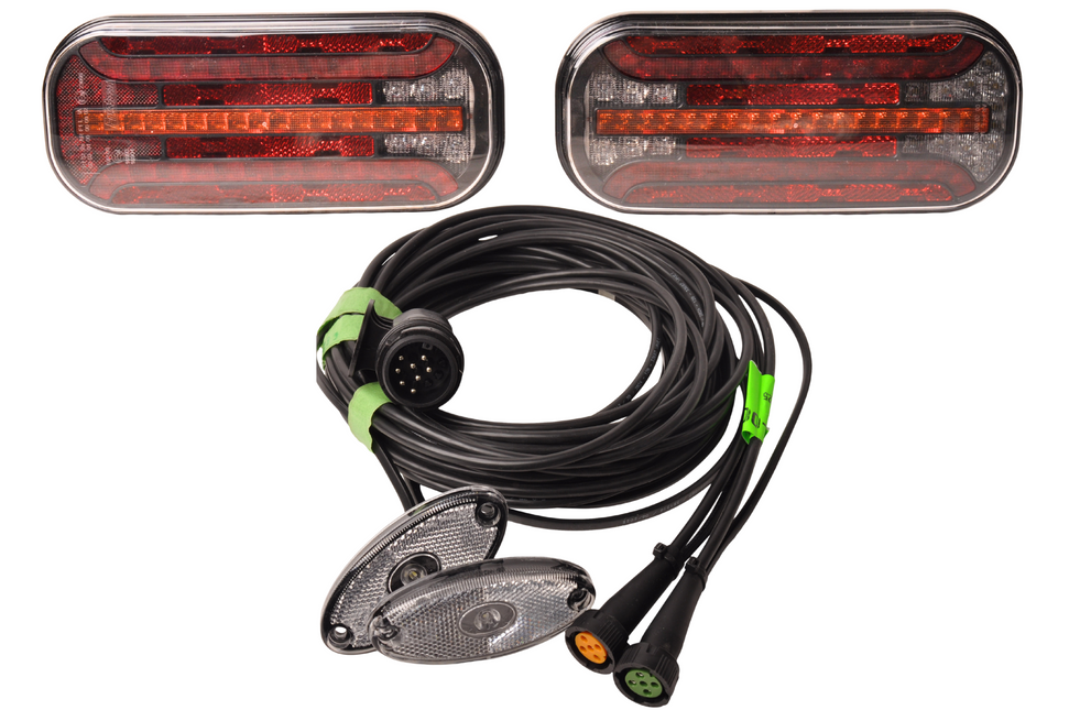 Cantonal Fristom FT-230 - LED verlichtingsset met breedteverlichting - 13 polig- inclusief dynamische richtingaanwijzers - kies de gewenste hoofdkabel