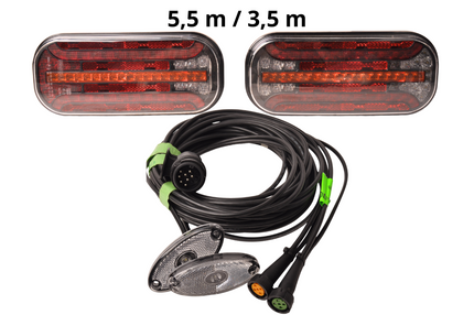 Cantonal Fristom FT-230 - LED verlichtingsset met breedteverlichting - 13 polig- inclusief dynamische richtingaanwijzers - kies de gewenste hoofdkabel