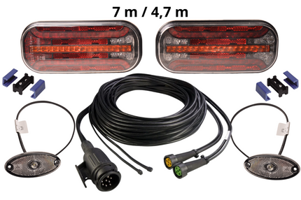 Cantonal Fristom FT-230 - LED verlichtingsset met breedteverlichting - 13 polig- inclusief dynamische richtingaanwijzers - kies de gewenste hoofdkabel