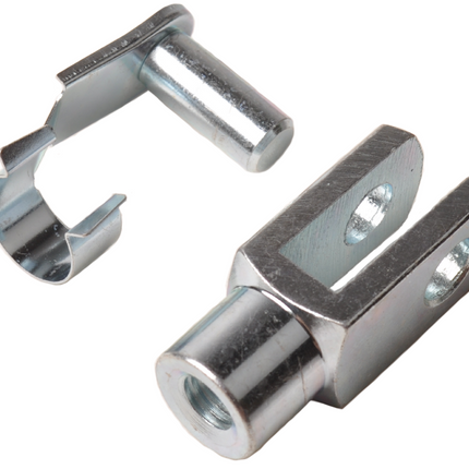 Cantonal Gaffel met borgclip M10 x 20