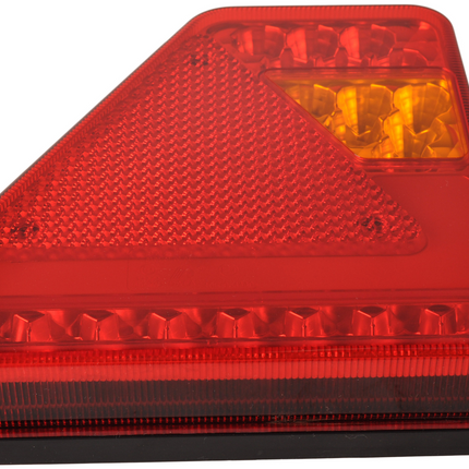 Cantonal Glotrac LED achterlicht links - 208x188x40 mm - inclusief mistlamp en driehoekreflector