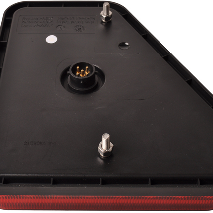 Cantonal Glotrac LED achterlicht links - 208x188x40 mm - inclusief mistlamp en driehoekreflector