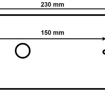 Cantonal Glotrac LED achterlicht rechts - 230x105x40 mm - inclusief achteruitrijverlichting en reflector