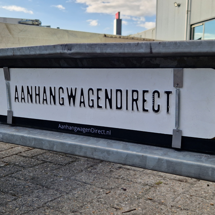 Cantonal HA-CLIP klemset met veren - geschikt voor bevestiging van groene kentekenplaat