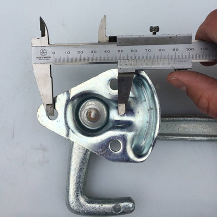 Cantonal Haaksluiting  LINKS groot type 1 met veer (grote bevestigingsplaat)