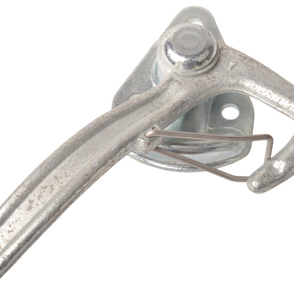Cantonal Haaksluiting LINKS groot type 1 met veer (grote bevestigingsplaat)