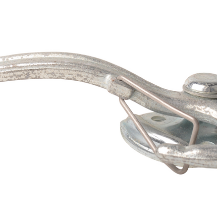 Cantonal Haaksluiting LINKS groot type 1 met veer (grote bevestigingsplaat)