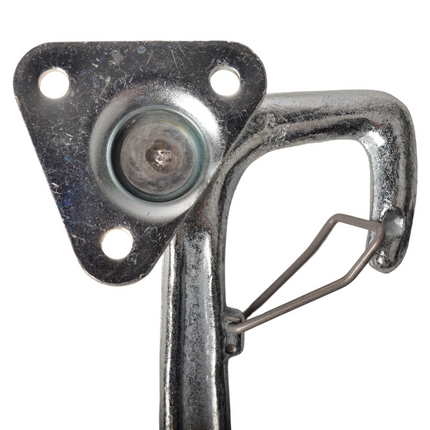 Cantonal Haaksluiting RECHTS klein type 1 met veer (kleine bevestigingsplaat)