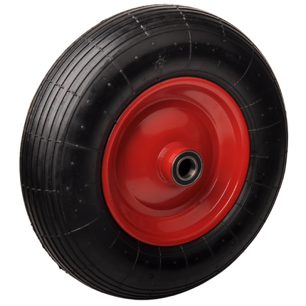Cantonal Heavy duty  kruiwagenwiel 4.00-8 - stalen rode velg - 220 kg