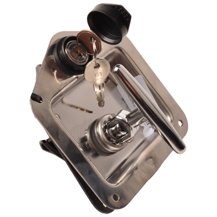 Cantonal Inbouwslot Espagnoletslot T-drop RVS