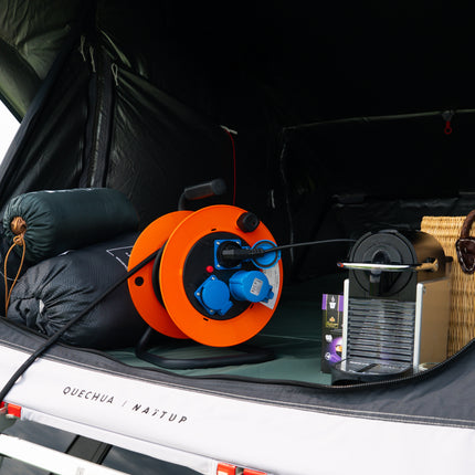 Cantonal Kabelhaspel camping 25 meter - schuko/CEE stekker