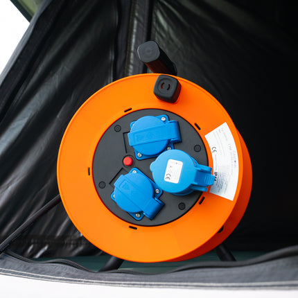 Cantonal Kabelhaspel camping 25 meter - schuko/CEE stekker