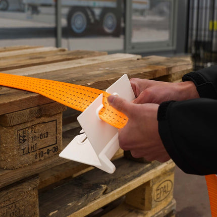 Cantonal Kantbescherming spanband voor haakse hoek