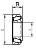 Cantonal Kegelrollenlager - 30204/30204A - 20/47x15 mm