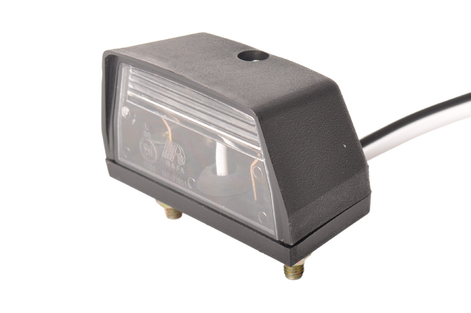 Cantonal Kentekenverlichting met kabel (2x25 cm)