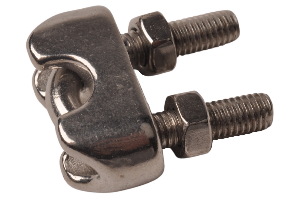 Cantonal Klem van RVS voor staaldraad (6 mm)