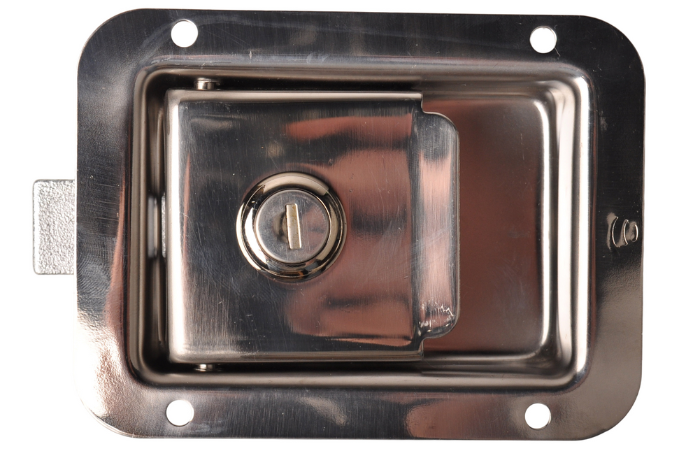 Cantonal Kofferslot RVS 120x90 mm gelijksluitend