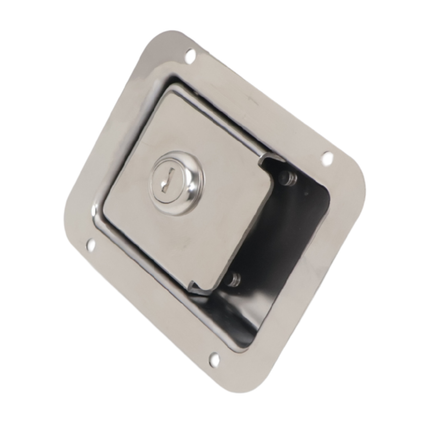 Cantonal Kofferslot RVS 120x90 mm gelijksluitend