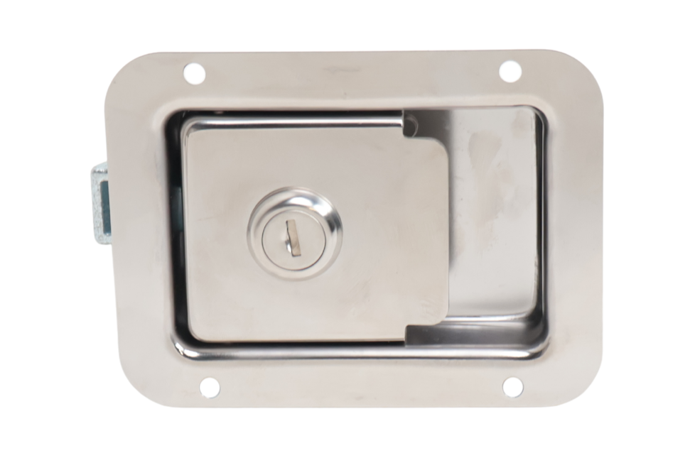 Cantonal Kofferslot RVS 120x90 mm gelijksluitend