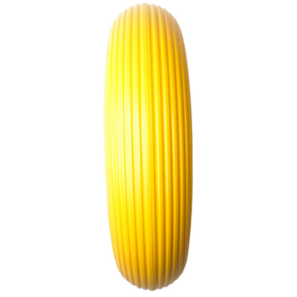 Cantonal Kruiwagenwiel - 4.00-8 - anti lek band en zwarte kunststof velg - maximale belasting: 150 kg - asgat/naafdiameter: 20 mm