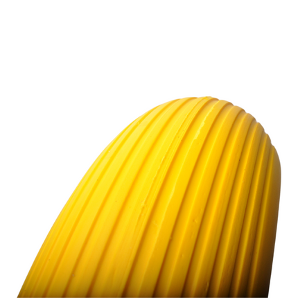 Cantonal Kruiwagenwiel - 4.00-8 - anti lek band en zwarte kunststof velg - maximale belasting: 150 kg - asgat/naafdiameter: 20 mm