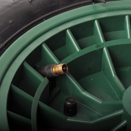 Cantonal Kruiwagenwiel - 4.00-8 - luchtband en kunststof velg - maximale belasting: 250 kg - asgat/naafdiameter: 20 mm - inclusief rollager