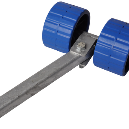 Cantonal Kunststof kimrollen set - blauw - kantelbaar -inclusief koker 30x30x300 mm