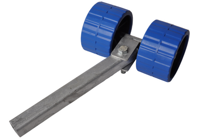 Cantonal Kunststof kimrollen set - blauw - kantelbaar -inclusief koker 30x30x300 mm