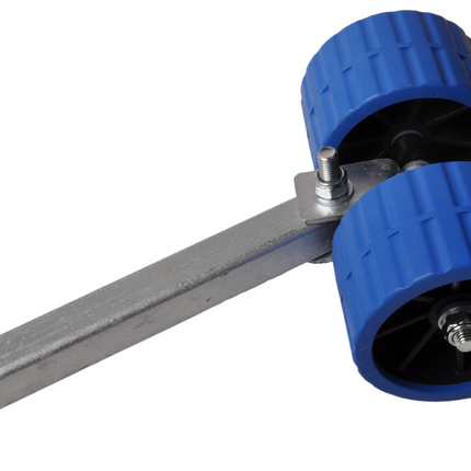 Cantonal Kunststof kimrollen set - blauw - kantelbaar -inclusief koker 30x30x300 mm