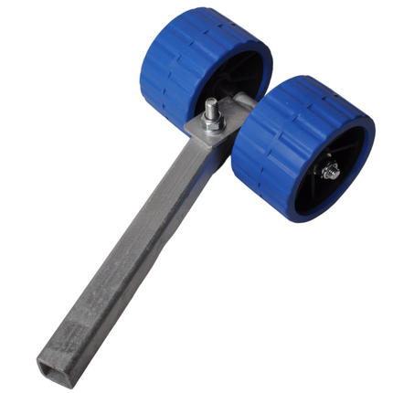 Cantonal Kunststof kimrollen set - blauw - kantelbaar -inclusief koker 30x30x300 mm