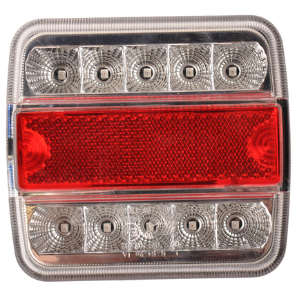 Cantonal LED achterlicht klein formaat rechts 100x100x35 mm
