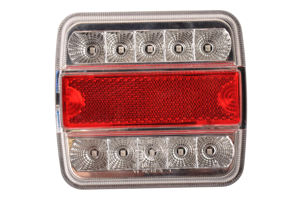 Cantonal LED achterlicht klein formaat rechts 100x100x35 mm