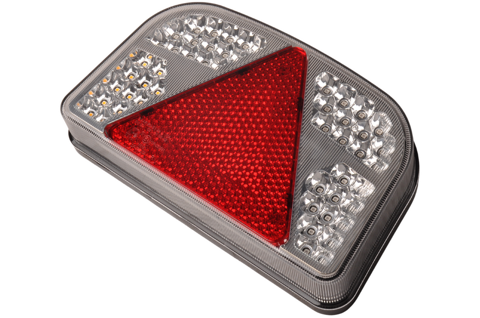 Cantonal LED achterlicht met 56 LEDs - rechts - 244x149x48 mm