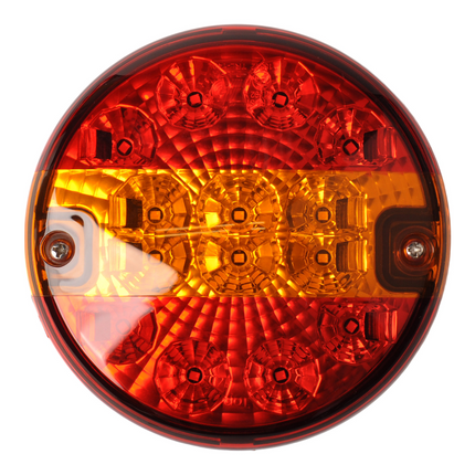 Cantonal LED achterlicht rond 140x80 mm