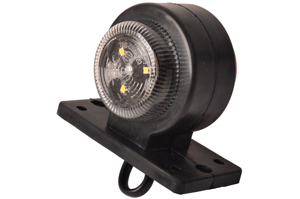Cantonal LED breedtelicht rood/wit  40x90x75 mm